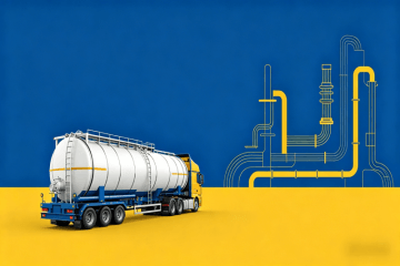 ISO tank container for chemical transport
